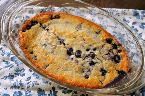 old fashion blueberry cobbler